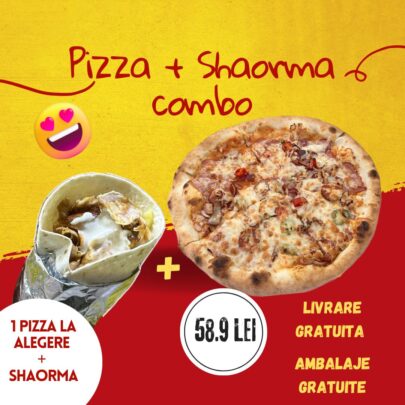 shaorma pizza combo 1+1